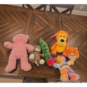 Colorful Plush Toy Set for Kids